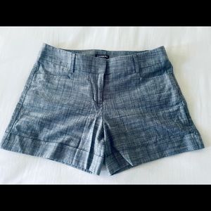 Express. Blue/gray summer short. Size 0